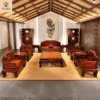 Bộ sofa gỗ trắc như ý cao cấp