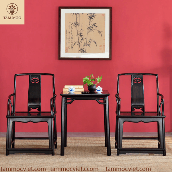 ghế nam quan gỗ trắc cặp 3
