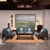 Bộ sofa cao cấp vách triện hoa gỗ gụ