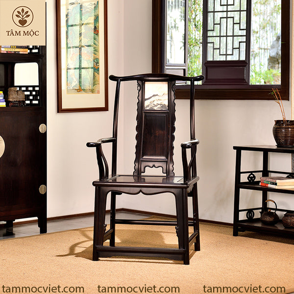 Ghế tai quan gỗ trắc vách đá cao cấp