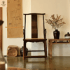 Ghế decor gỗ hương chữ A