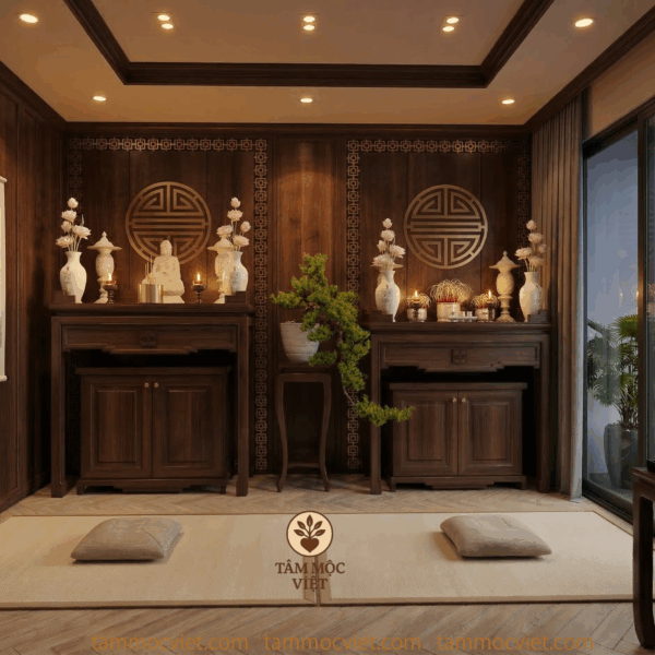 Phòng thờ hiện đại cao cấp 14-16m2