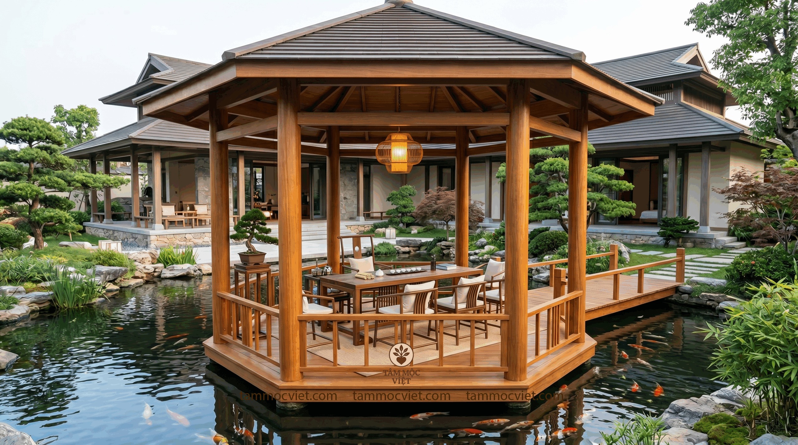CHòi gỗ ngoài trời CG002