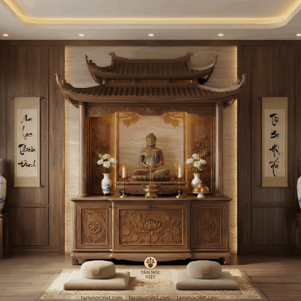 Phòng thờ thiền cao cấp 16m2