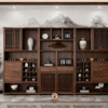 Hệ tủ bày đồ decor cao cấp – Điểm nhấn sang trọng cho không gian sống hiện đại