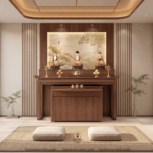Không gian thờ thiền 16m2 tại Vũng Tàu – Chốn an yên giữa nắng gió phố biển